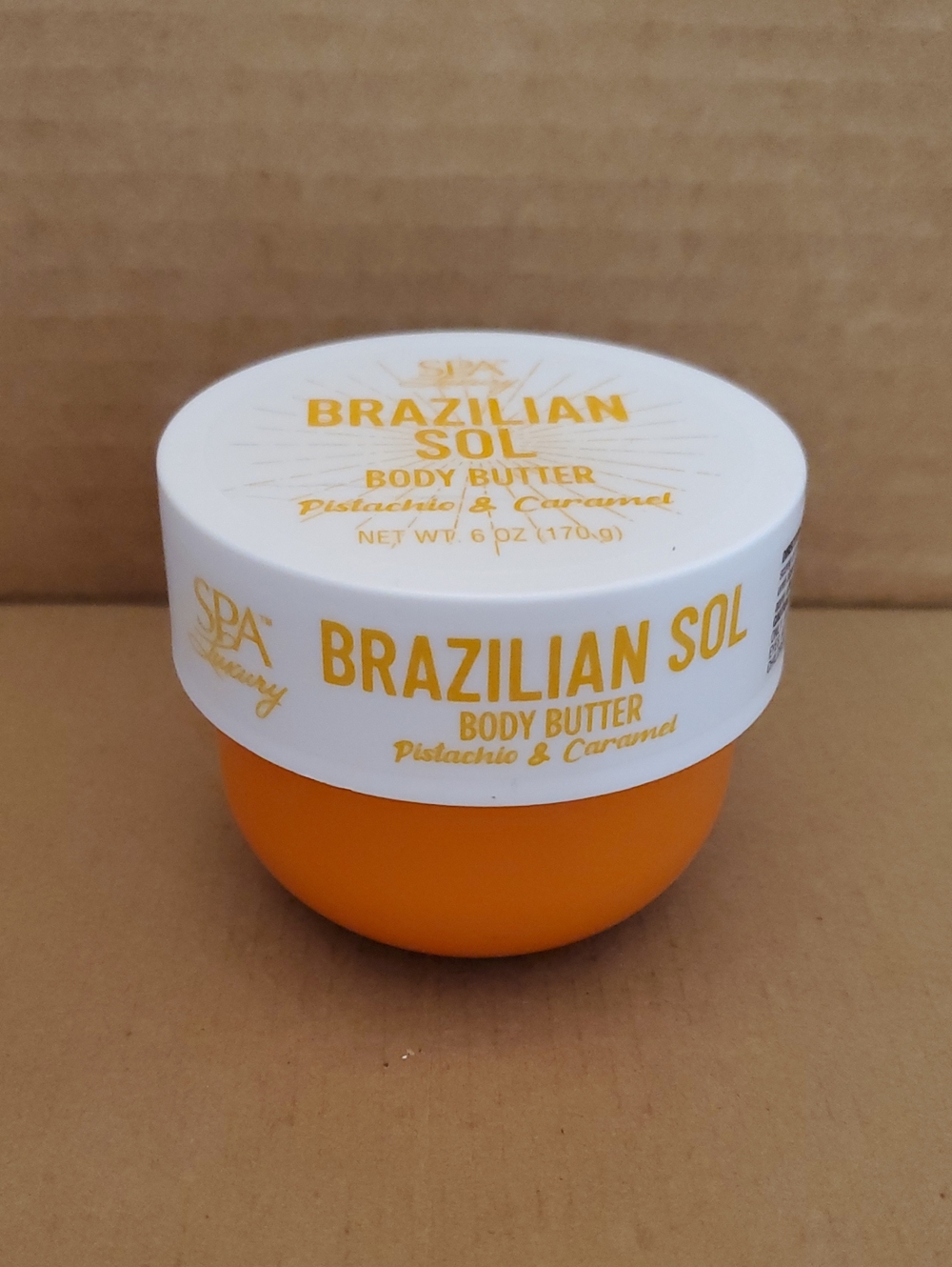 Brazilian Sol Pistachio & Caramel Body Butter 6oz.